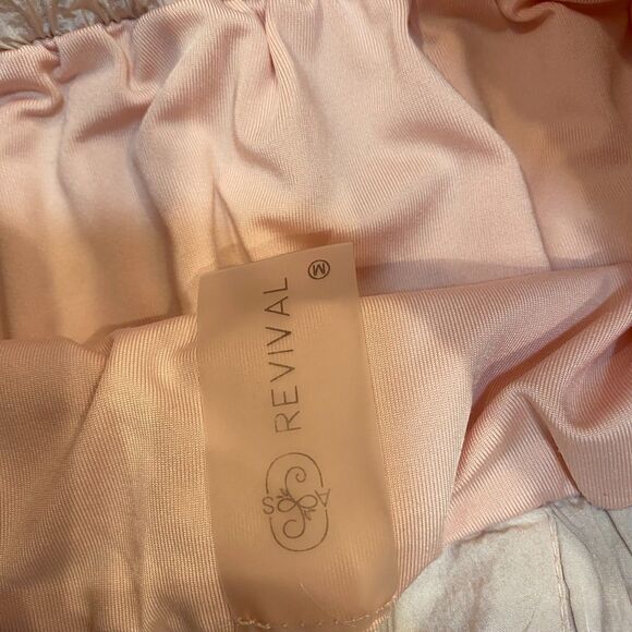 ALTAR'D STATE REVIVAL Light Pink Stretchy High Waist Size M - Picture 2 of 4